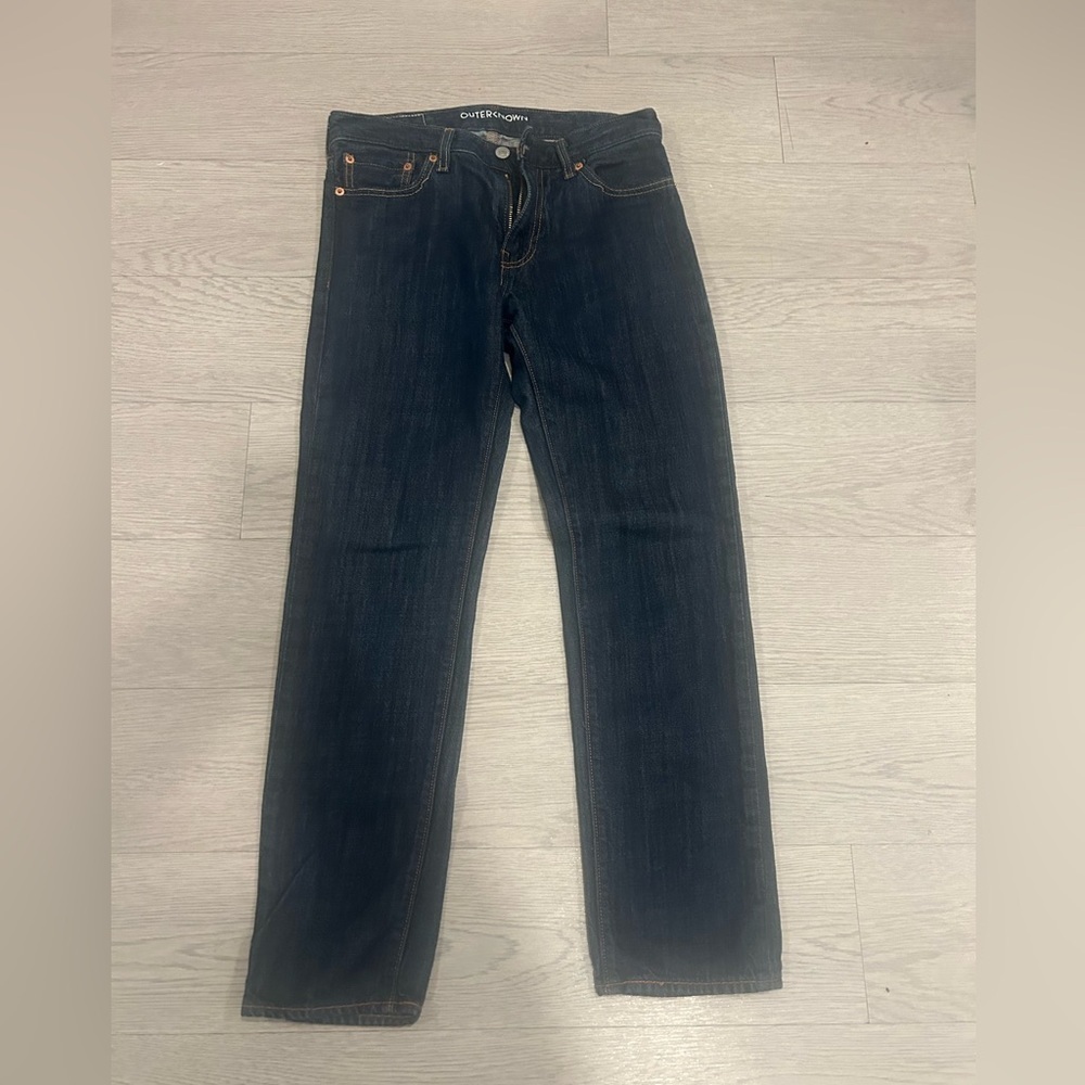 Outerknown Levi’s Jeans 29x30 Mens Dark Wash Blue Denim Straight Leg Cotton